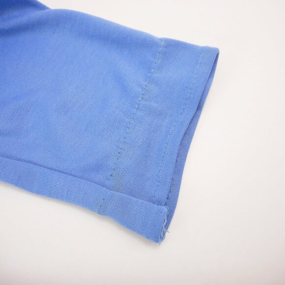 Vintage Sears Perma-Prest Turtleneck Toddler Size 4T Blue Floral Embellishment - Picture 9 of 15